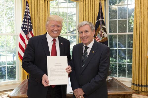 Dan Mulhall becomes Irish Ambassador to US