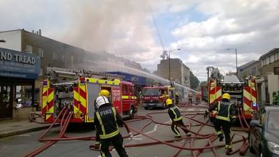 Major fire breaks out in Hackney in east London