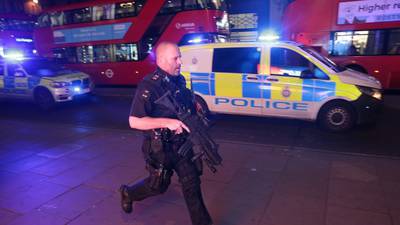 Panic, but no evidence of shots fired, in London rush-hour alert