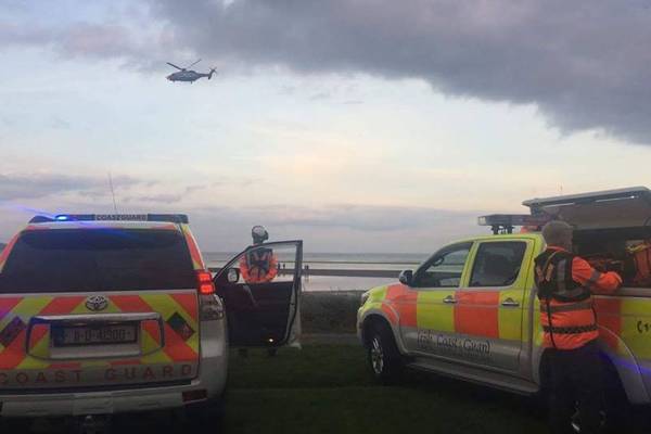 Coast Guard assists tourists cut off at Sandymount Strand