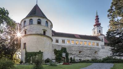 Fairytale castle where 21st century design is layered over ancient past