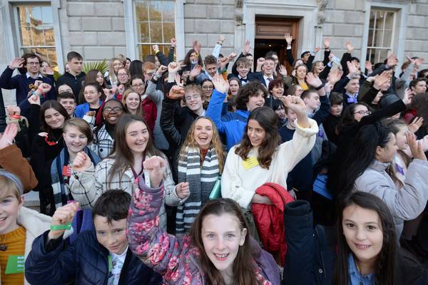 Climate change: Ireland’s youth take charge of the Dáil - for a day