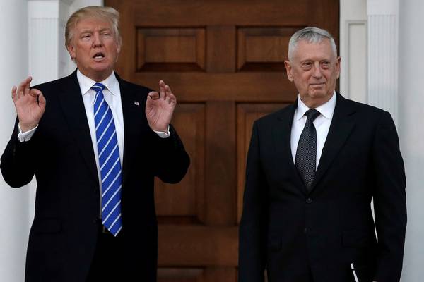 Trump’s defence secretary ‘sort of a Democrat’ and could leave soon