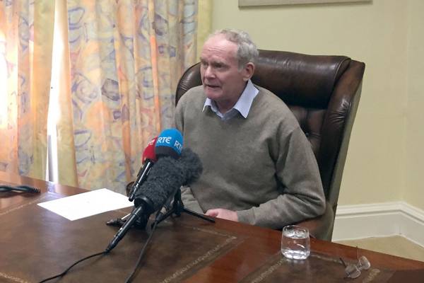 Northern Ireland on election footing as Martin McGuinness resigns as Deputy First Minister