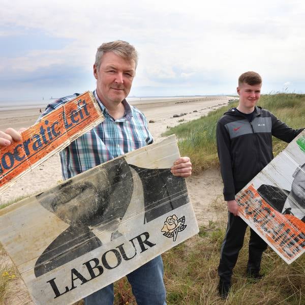 Concerns loose election posters are polluting marine environment 
