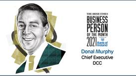 The Irish Times Business Person of the Month: Donal Murphy