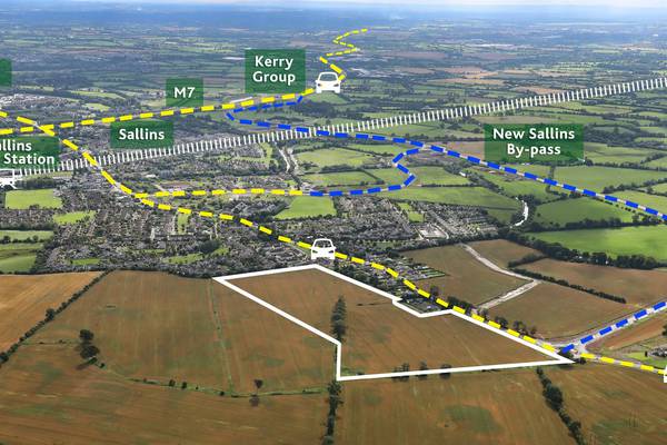 Kildare land zoned for industrial use guiding €3.6m