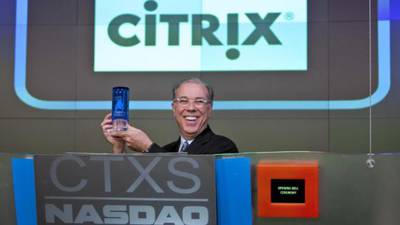 Tech giant Citrix sees third quarter revenue growth
