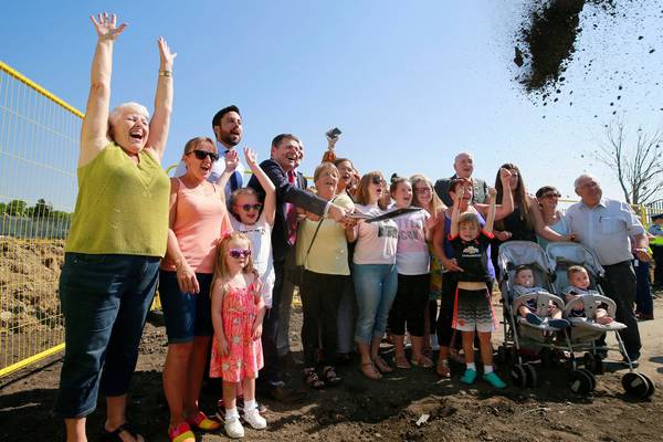 O’Devaney Gardens: turning the sod on a decade of promises