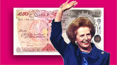 Margaret Thatcher on the new £50 note? Time for some Irish banknote nostalgia