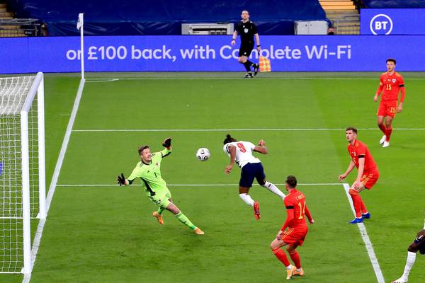 Dominic Calvert-Lewin scores on debut as England ease past Wales