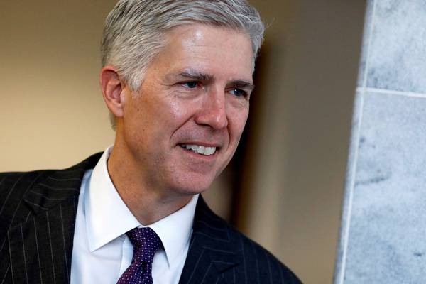 Gorsuch faces confirmation hearing for US supreme court