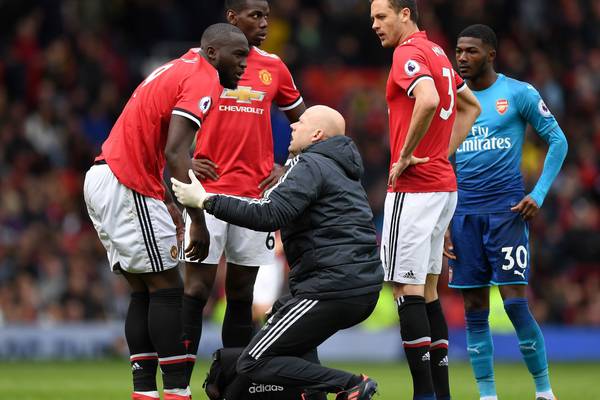 Fingers crossed as Lukaku awaits scan results on injured ankle