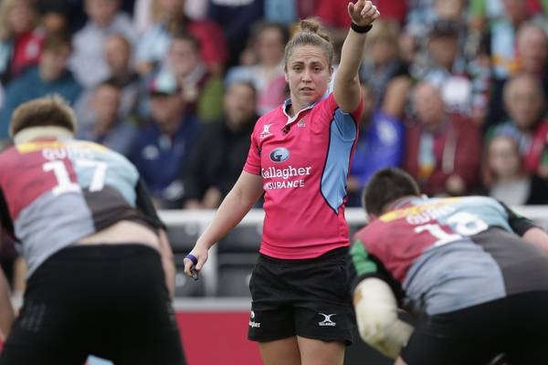 Referee Sara Cox says Premiership debut could not have gone better
