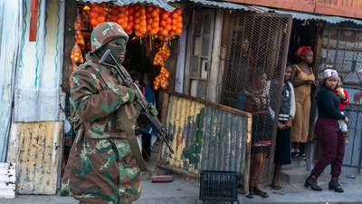 Troops deployed in Cape Town failing to dampen gang violence