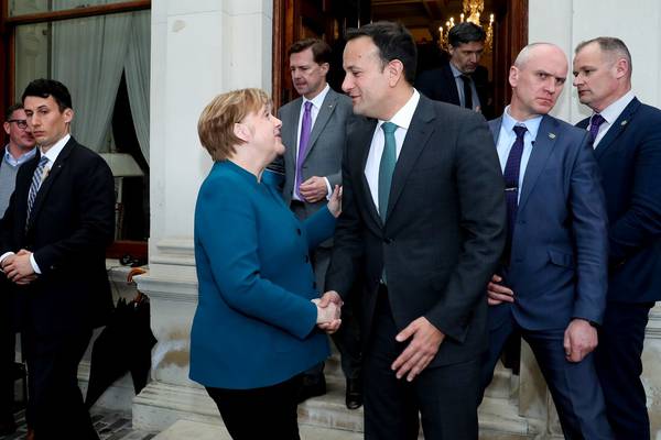 Merkel visit key signal of support for Republic and smooth Brexit
