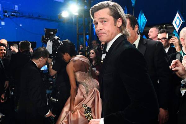 Oscars 2020: Brad Pitt thanks his kids and takes on Trump
