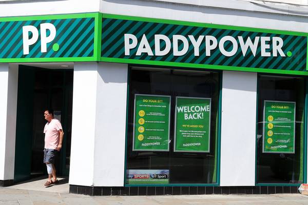 Paddy Power owner records 32% rise in first quarter revenues to £1.5bn