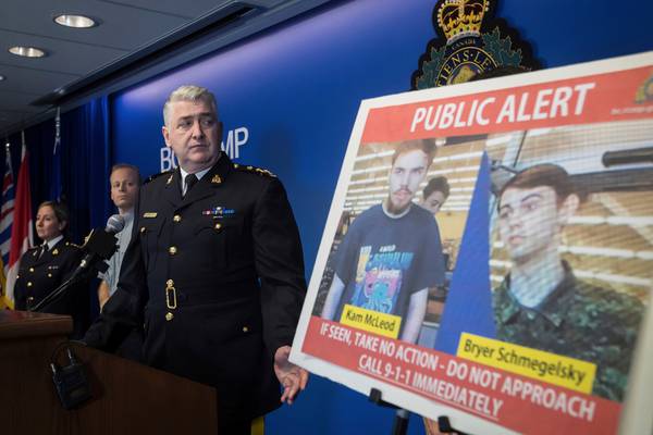 Teens thought missing named as suspects in Canadian highway murders