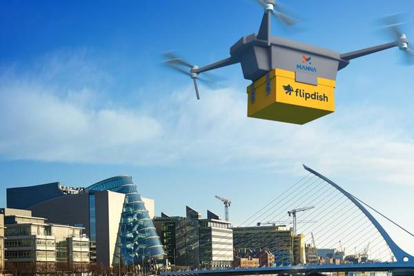 Manna partners Flipdish in fast food drone delivery plan
