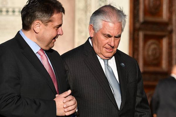 US stance on Russia hardens as Tillerson arrives in Moscow
