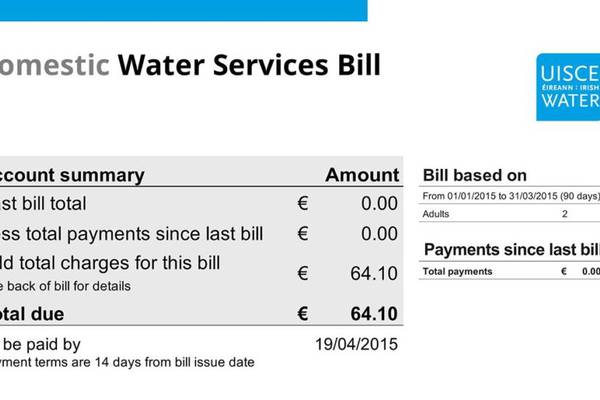 Water charge refunds: Irish Water appeals for up-to-date householder details