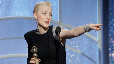 Saoirse Ronan wins best actress at Golden Globes