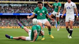 Ireland’s back three provide both inspiration and perspiration in victory over England 