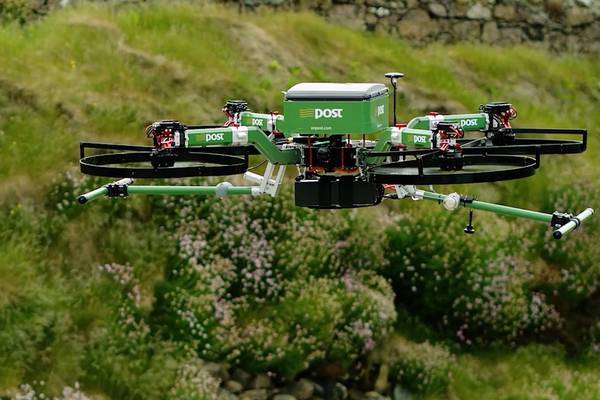 An Post delivers parcel  by drone to island off Mayo