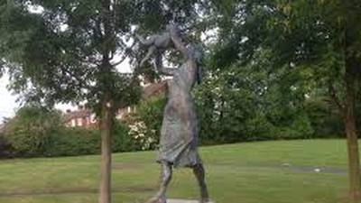 Locals appeal for return of statue stolen during Hurricane Ophelia
