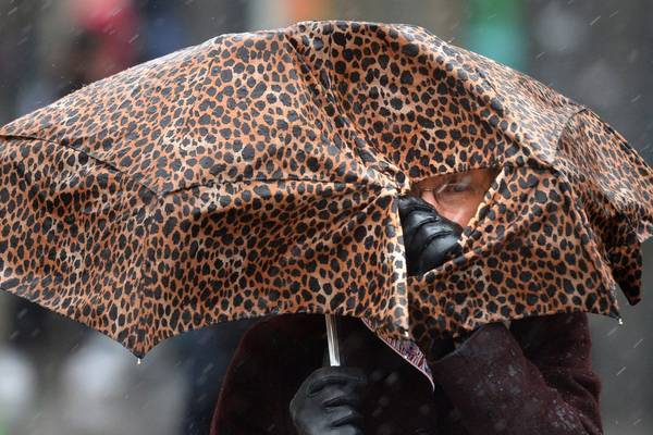 Rain warning issued for parts of Leinster and Munster amid risk of ‘intense falls’
