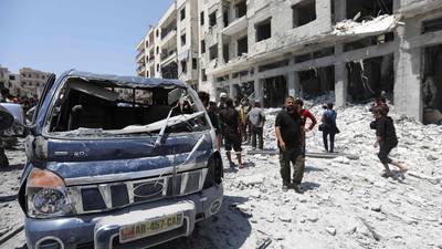 Syrian military begins shelling last insurgent bastion of Idlib