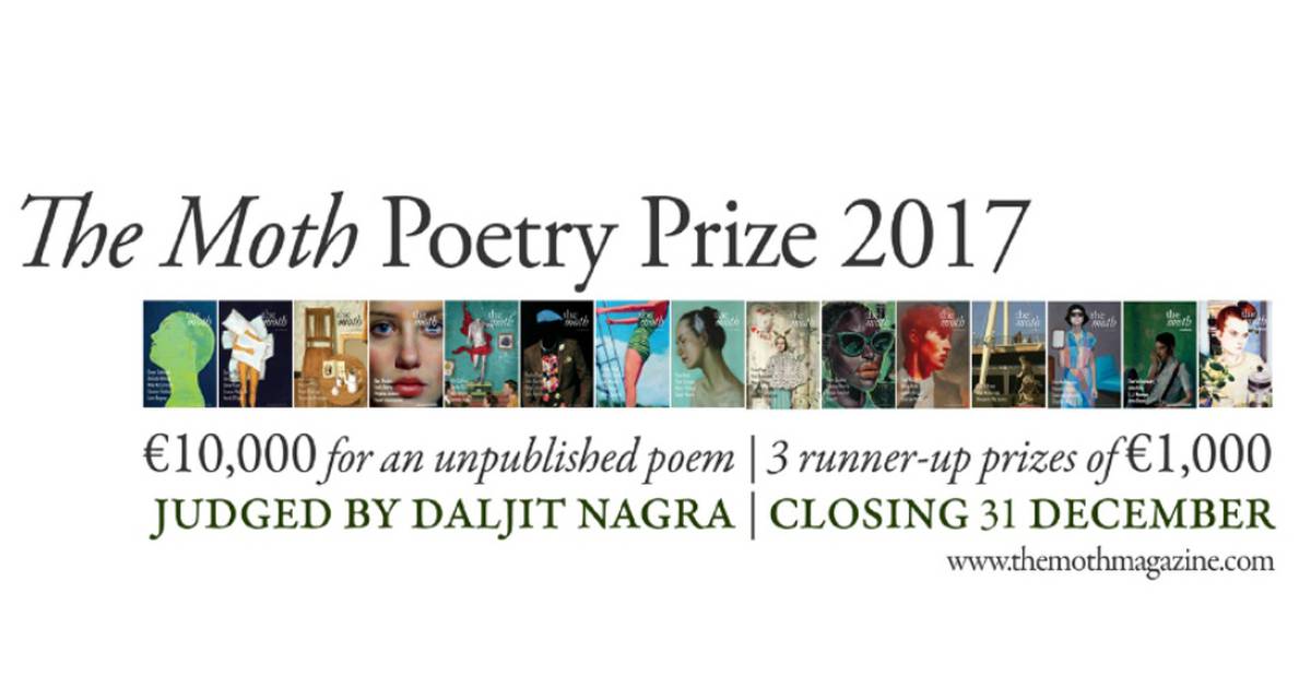 New €10,000 Moth Poetry Prize to replace Ballymaloe International