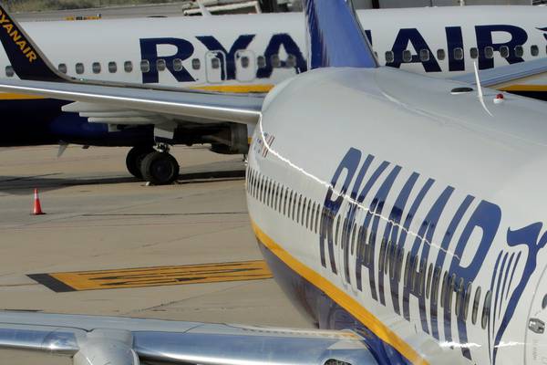Ryanair shares advance 6% as profits jump to €1.3bn