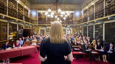 Conviction, clear argument and humour: the secrets of successful debate speeches