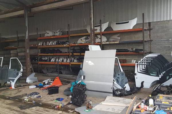 Van and machine parts worth over €500,000 seized in Co Longford