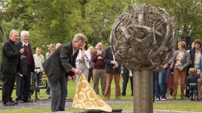 Sculpture donated to international artist’s home town