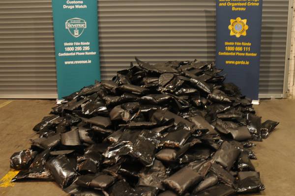 Man arrested after seizure of cannabis worth €6.8m in Dublin