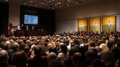 Bringing home the Bacon: triptych sells for record $142.4m