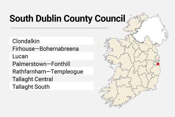 Local Elections: South Dublin County Council candidate list 