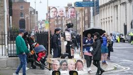 Dáil protests: Use of mock gallows investigated as potential criminal offence 