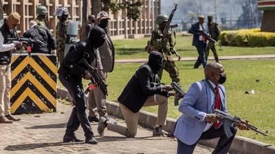 Police open fire as protesters storm Kenyan parliament