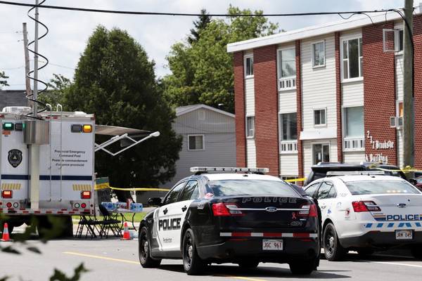 Two police officers among four killed in shooting in Canada