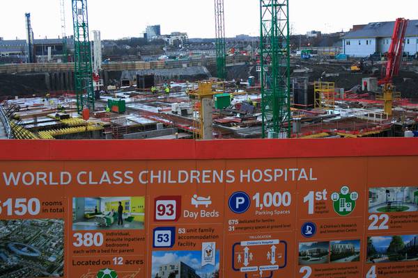 Construction delays could see children’s hospital cost rise further
