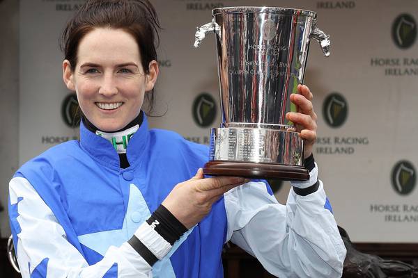 Rachael Blackmore in pursuit of glory at Leopardstown