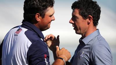 Rory and Reedy’s  epic fist-pumping, chest-thumping, bum-wiggling  rivalry