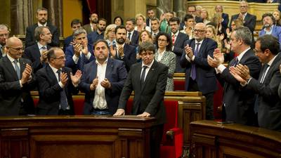 Spanish cabinet meets to work out response to independence declaration