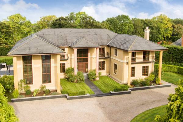 Egyptian columns, a pool and earthquake-proof in Castleknock for €2.49m