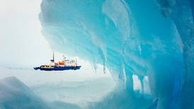 Blizzard halts icebreaker’s  effort to rescue stranded ship