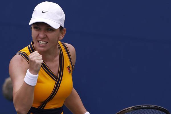 Simona Halep makes winning return to Grand Slam action at US Open